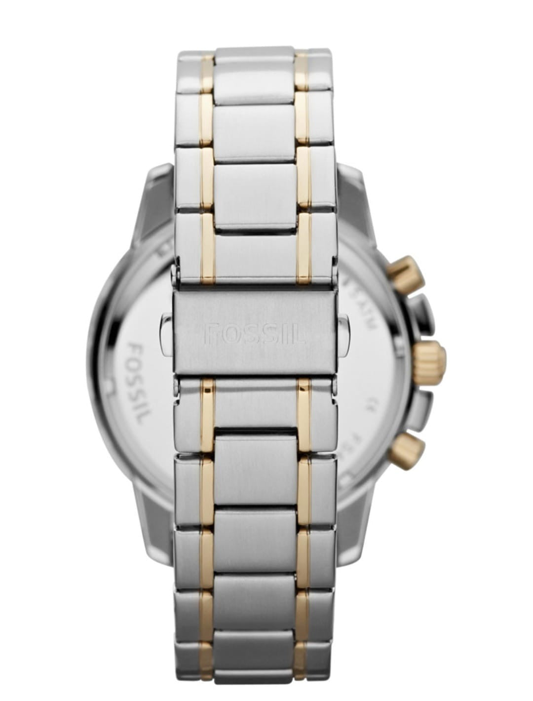 Fossil Men´s Chronograph Dean Two-Tone Stainslee Steel Bracelet Watch