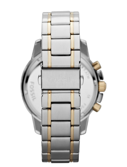 Fossil Men´s Chronograph Dean Two-Tone Stainslee Steel Bracelet Watch