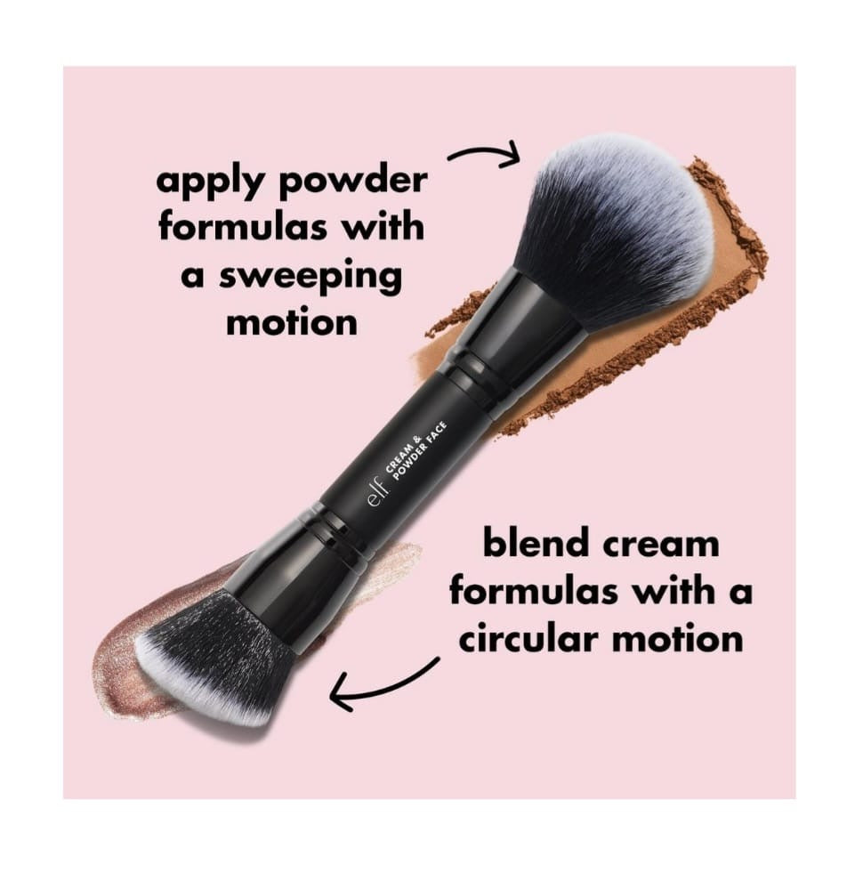 Elf Brocha para Crema y polvos 2 en 1