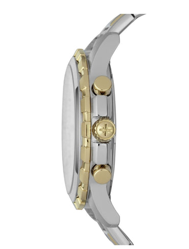 Fossil Men´s Chronograph Dean Two-Tone Stainslee Steel Bracelet Watch