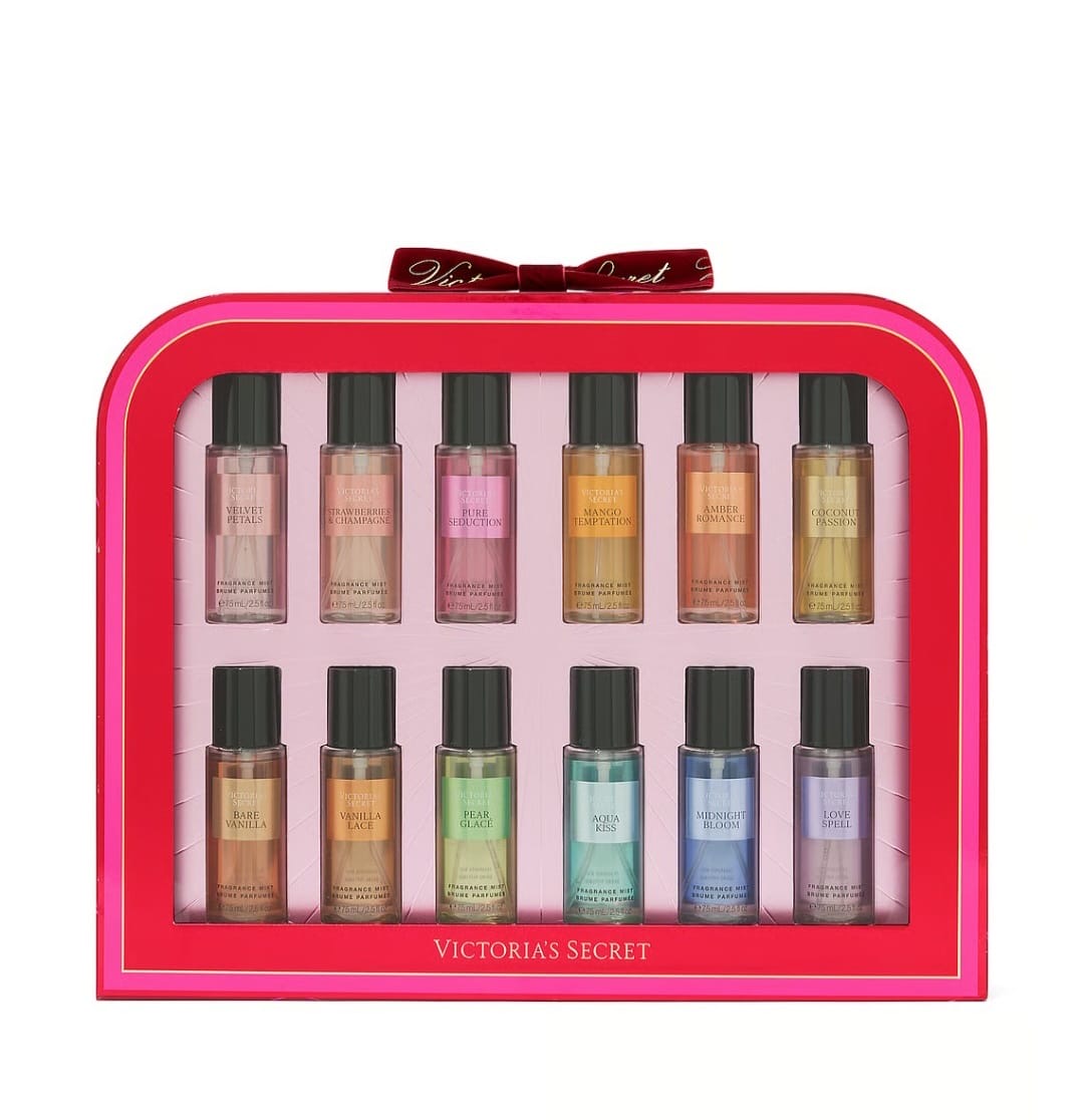 Victoria's Secret Ultimate 12 piece Discovery Gift set ft. 4 archive scents