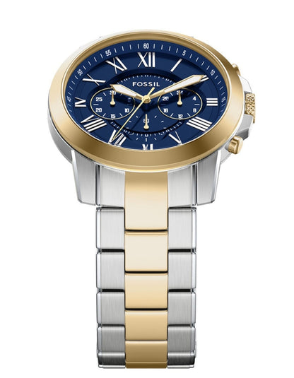 Fossil Men´s Chronograph Dean Two-Tone Stainslee Steel Bracelet Watch