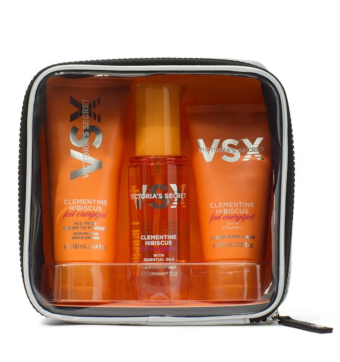 Clementine Hibiscus Travel Set 3-Piece
